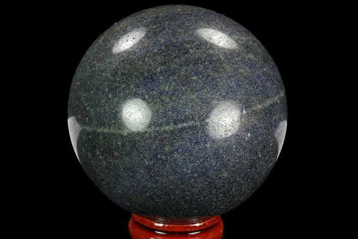 Polished Dumortierite Sphere - Madagascar #126515